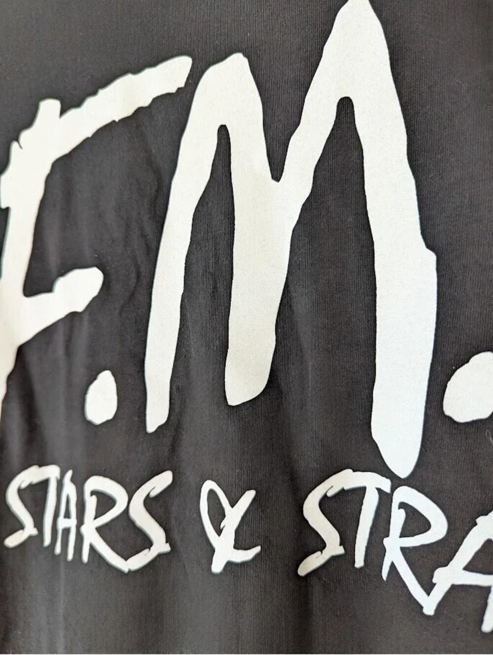 Vintage Y2K Famous Stars and Straps NWA T-Shirt Mens L NWT Black Skate 21.5x30.5